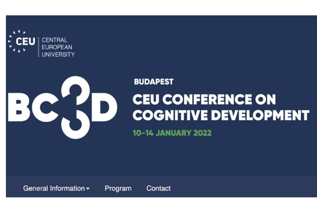 Участие проектной группы в конференции CEU Conference on Cognitive Development